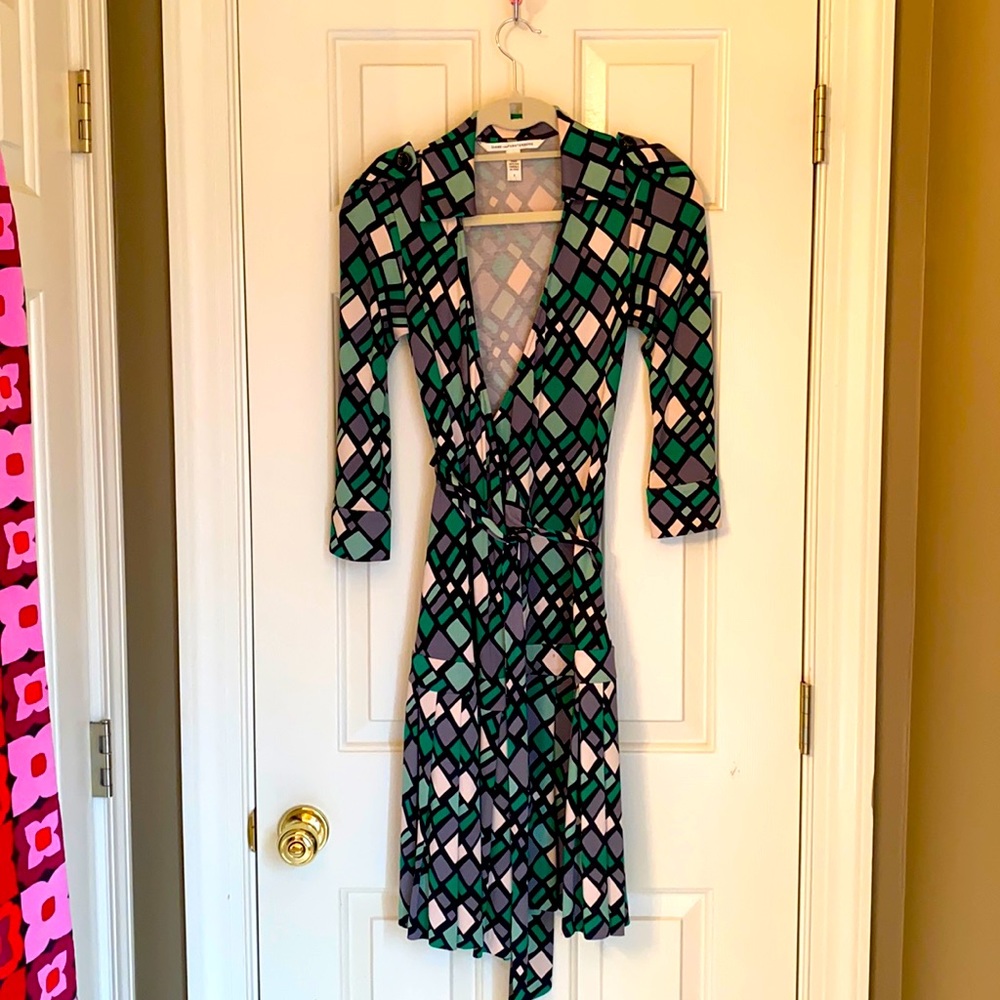 DVF silk Wrap Dress